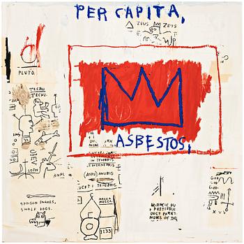 335. Jean-Michel Basquiat After, "Per Capita".