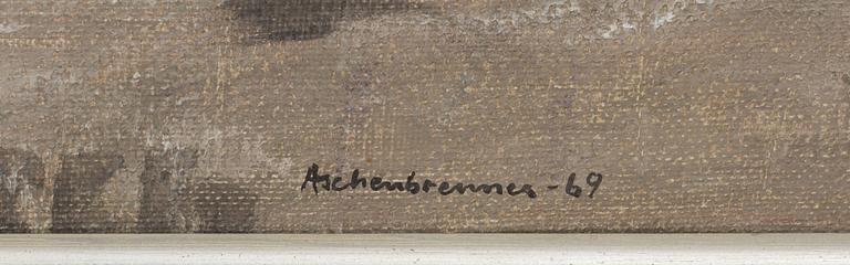 LENNART ASCHENBRENNER, olja på duk, signerad och daterad -69.