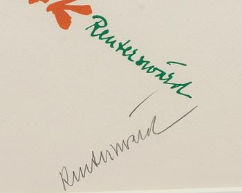 CARL FREDRIK REUTERSWÄRD, färglitografi, säljes till förmån för Art for charity/ Stiftelsen Henrik Superman,