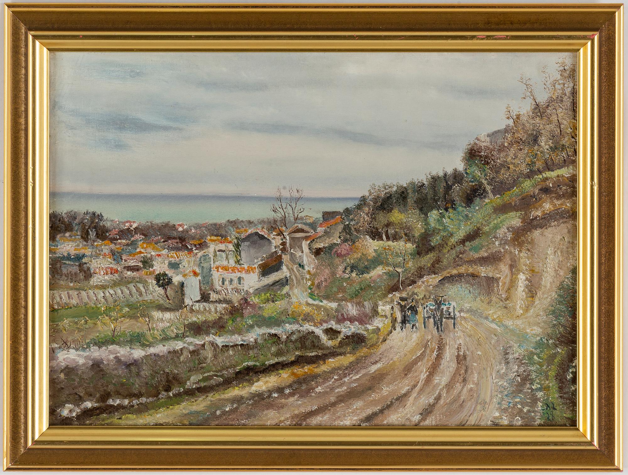 Bo von Zweigbergk, oil on canvas, signed and dated -28.