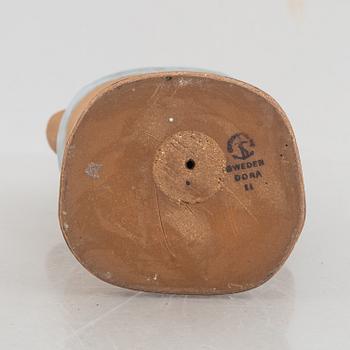 Lisa Larson, figurin, stengods, "Dora" ur serien "ABC-flickorna", Gustavsberg.