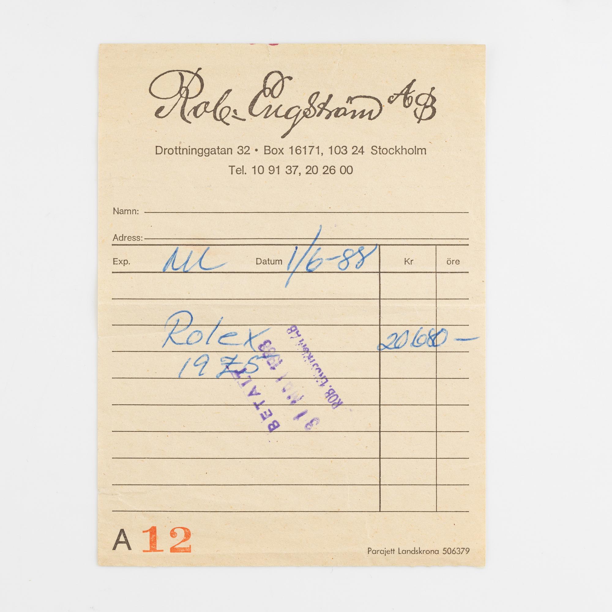 Rolex, Oyster Perpetual, Datejust, wristwatch, 36 mm.