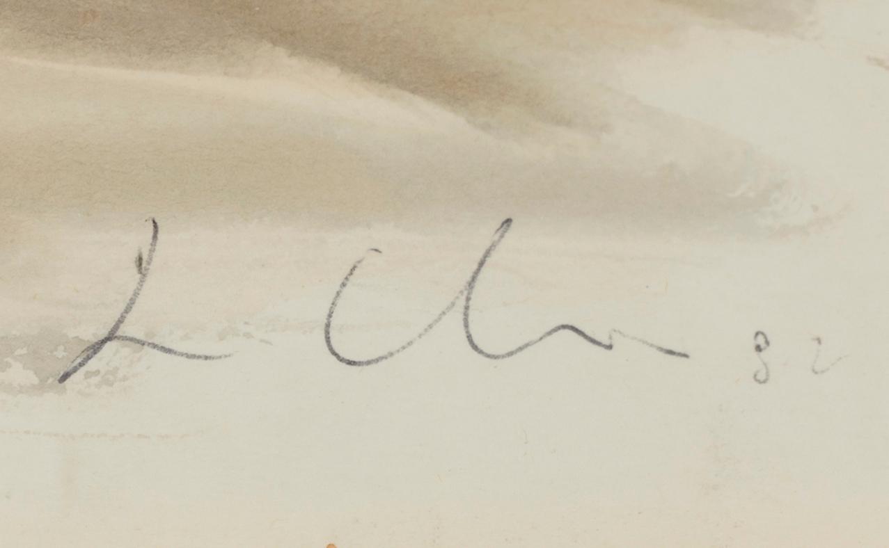 SANDRO CHIA, Watercolour, signed and dated -82?.