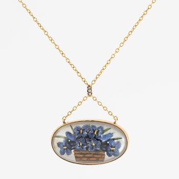 Collier, "Essex crystal", Viktoriansk, 1800-tal.