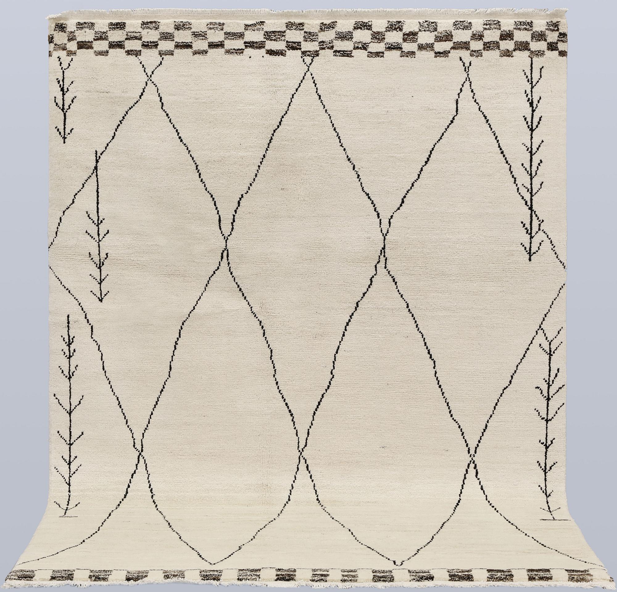 A Moroccan carpet, approx. 197 x 149 cm.