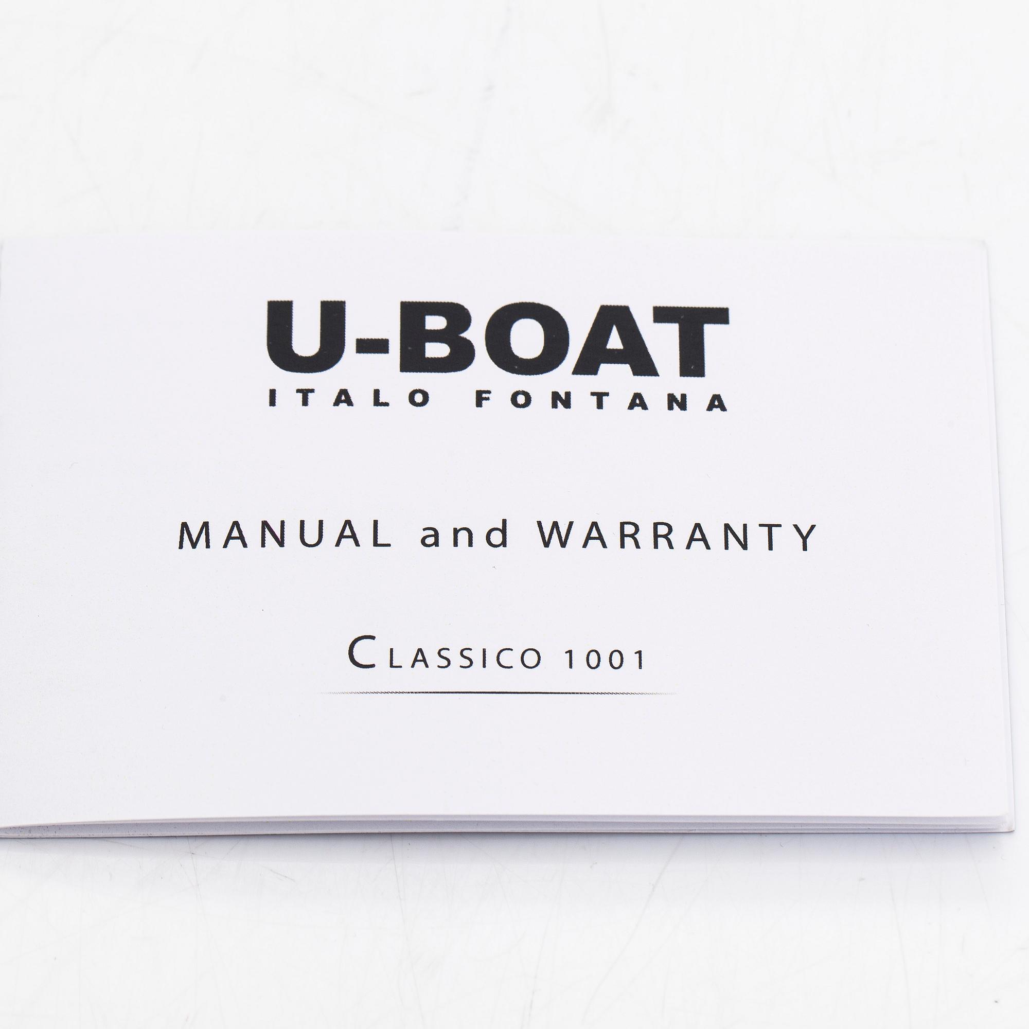 U-Boat, U1001, "Limited Edition", wristwatch, 55 mm.
