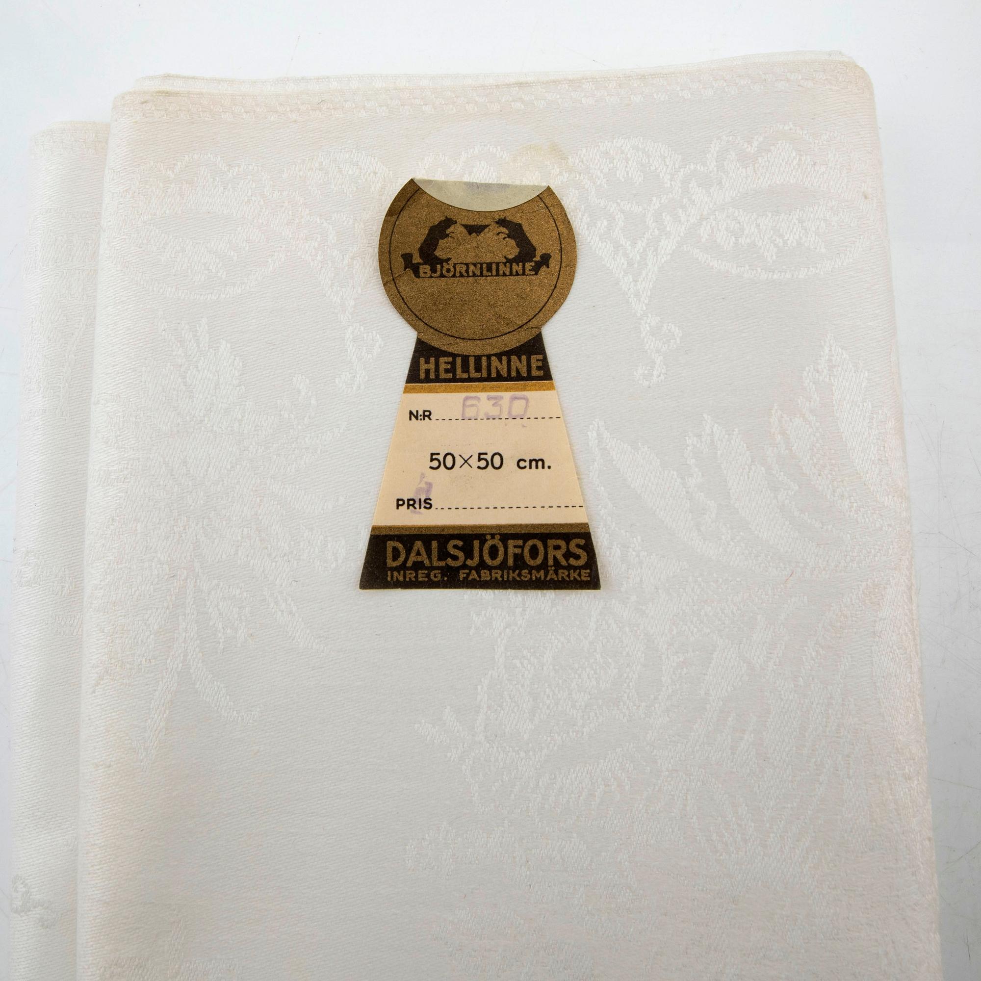 Tablecloths 5 pcs linen/damask first half of the 20th century.