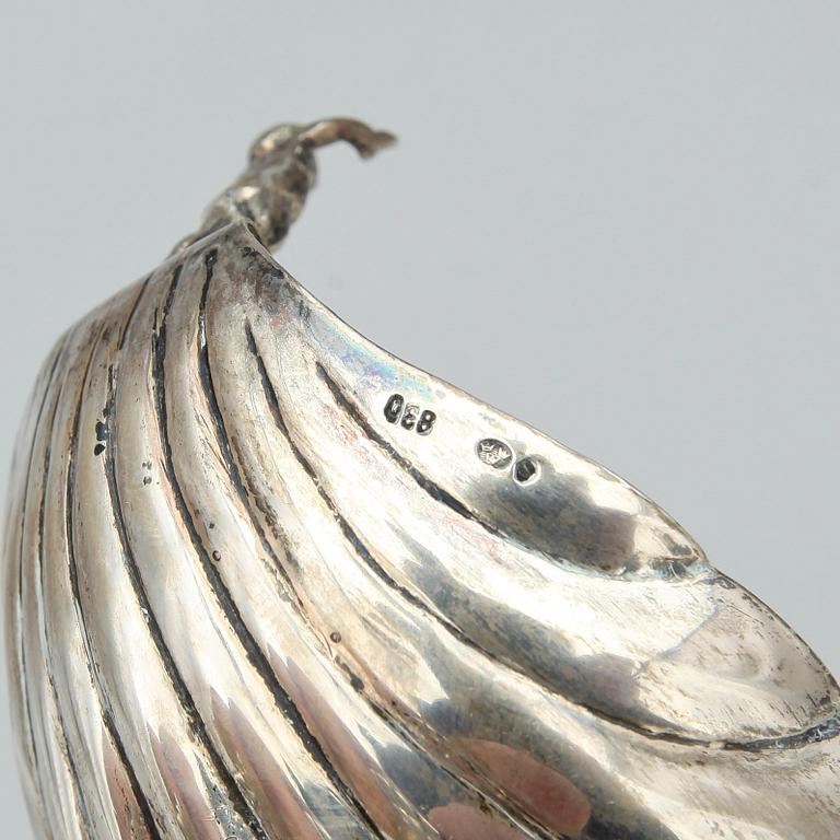 PARTI SILVER, 5 delar, bland annat Adie Brothers LTD, Birmingham, 1980. Total vikt exklusive vas ca 450g.