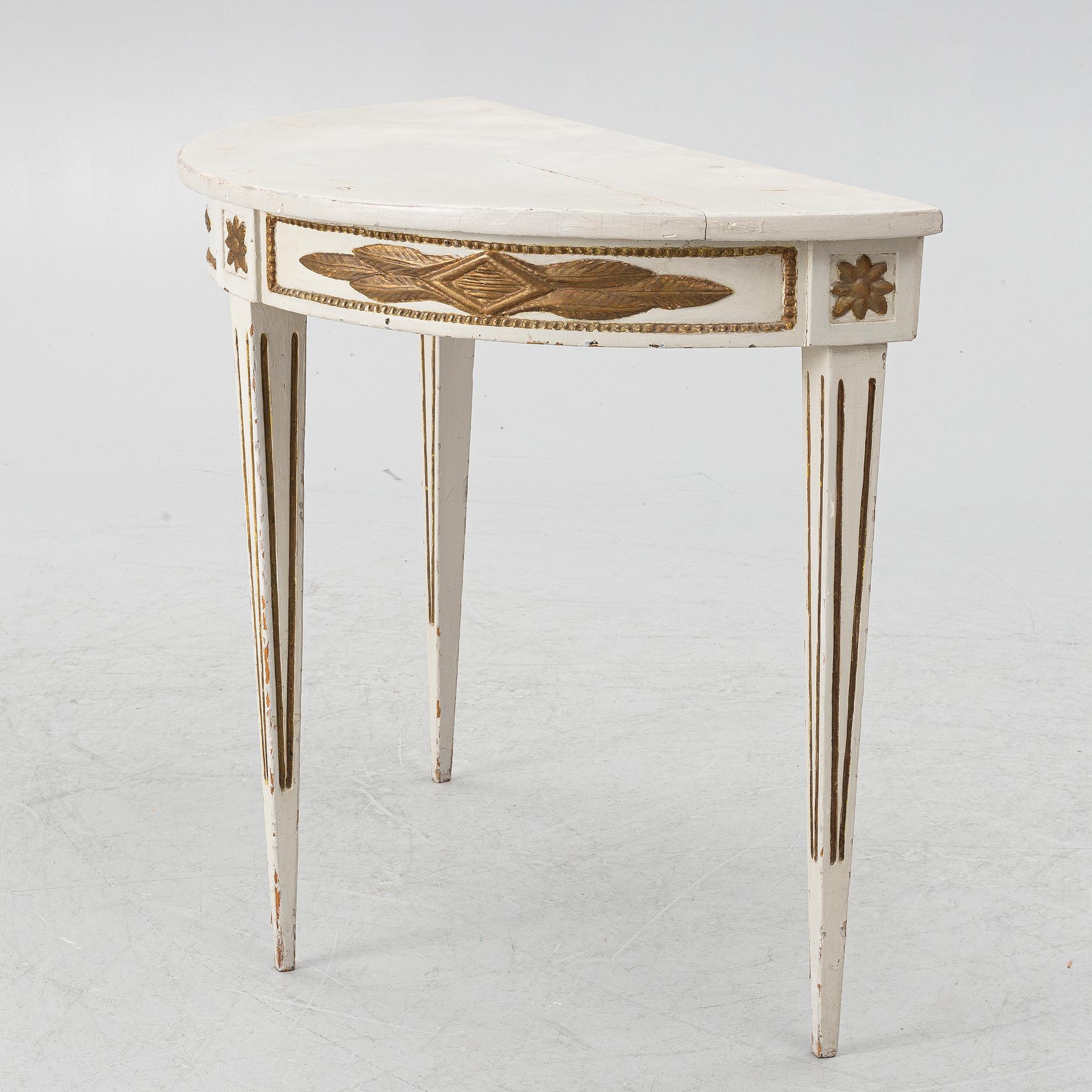 Console table, Gustavian style, 19th century.