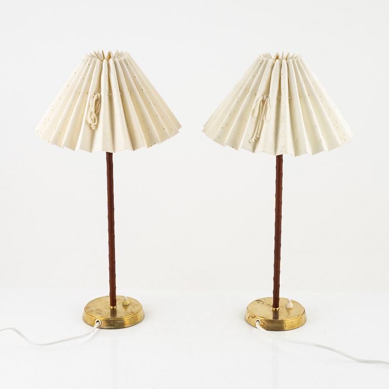 A pair of table lamps, Falkenbergs Belysning, secon half of the 20th Century.