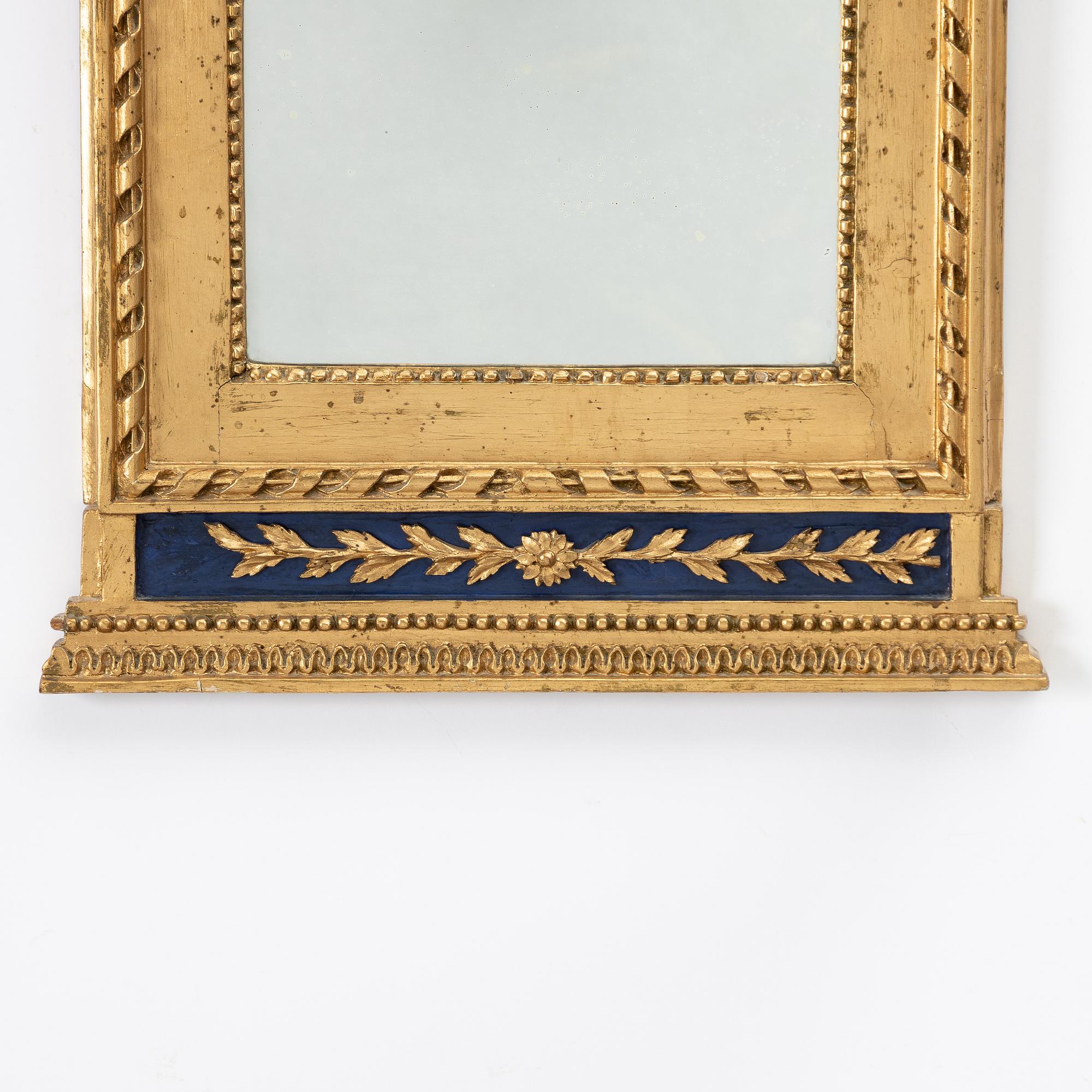 Mirror, Gustavian style 19th century.