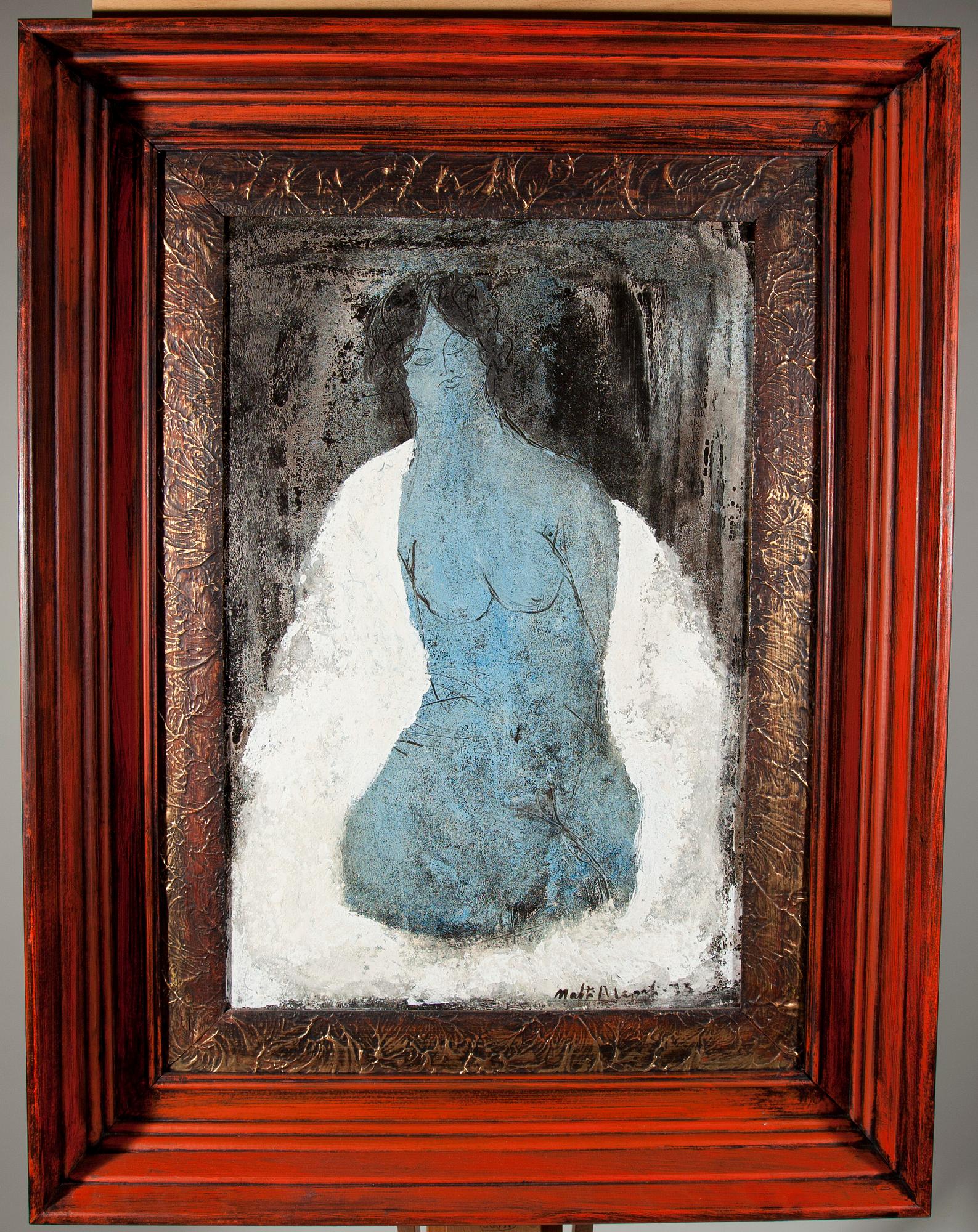 MATTI ALAPOTI, olja på masonitskiva, signerad och daterad -73.