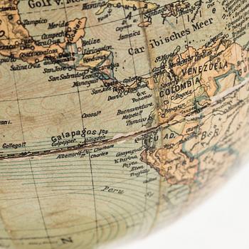 Maapallo, Columbus Erdglobus, Columbus Verlag, Berliini, 1900-luvun ensimmäinen puolisko.