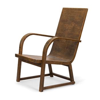 Werner West, a 1930s '8506' armchair for  Oy Stockmann Ab, Keravan Puusepäntehdas, Finland.