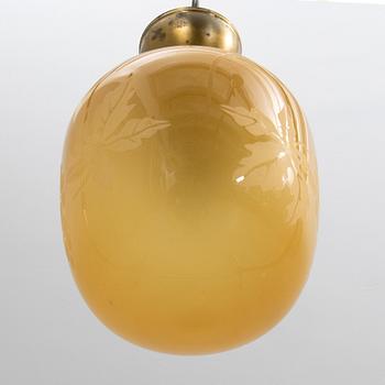 Ceiling lamp, 1940s.