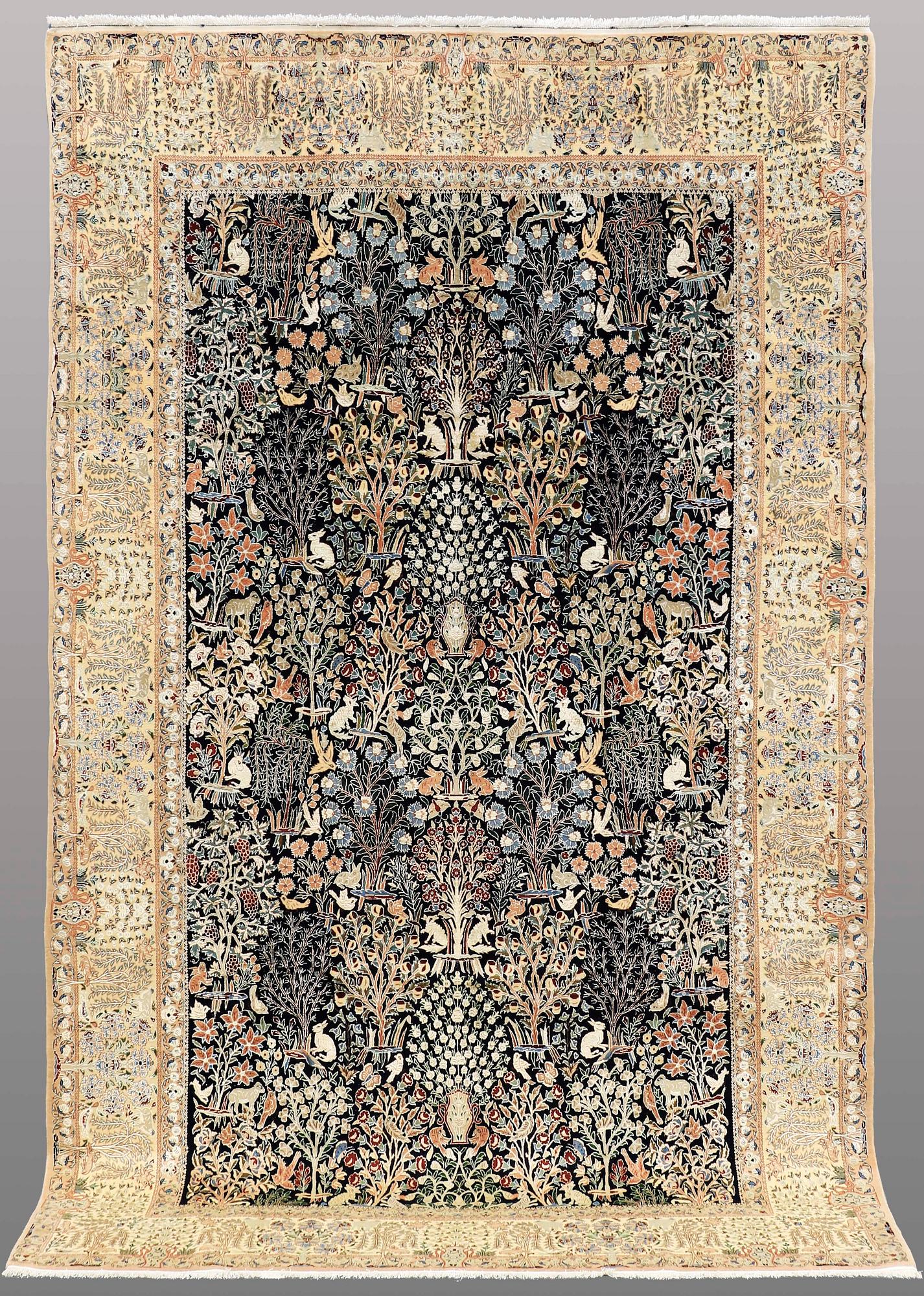 A RUG, Figural Nain, so called 6 LAA, ca 283 x 180 cm.
