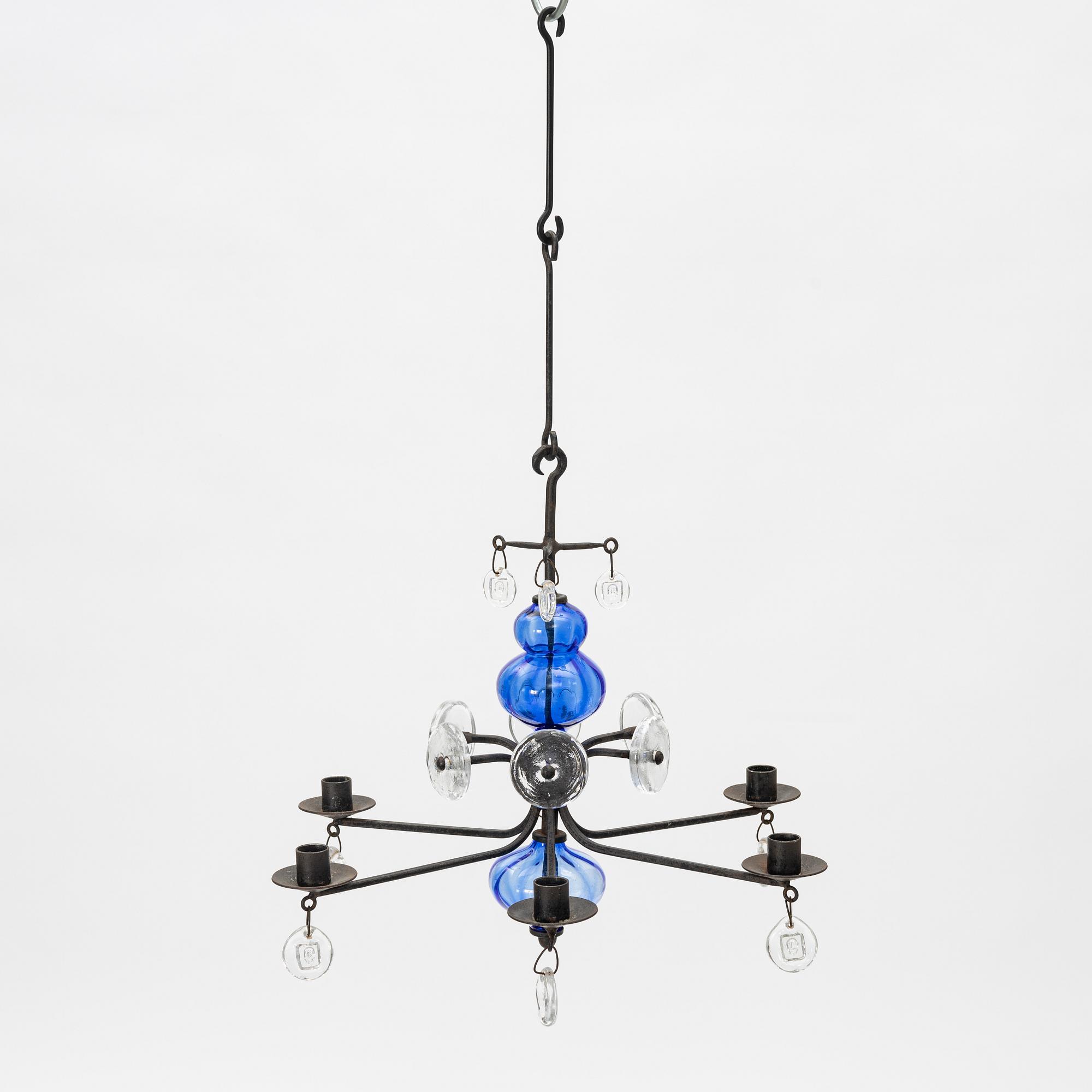 Erik Höglund, takkrona, Boda Smide, 1900-talets andra hälft.