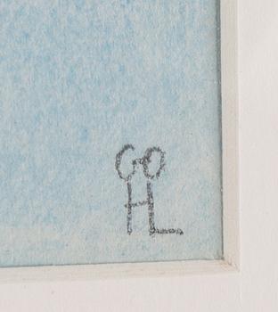 Hilding Linnqvist, watercolour, signed.