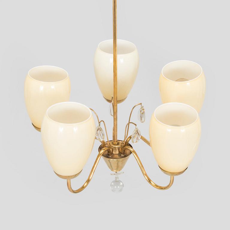 A mid-20th century ceiling light, model 50613, Sievä for Idman, Finland.