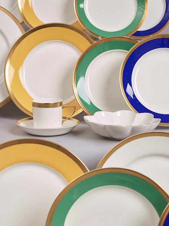 An extensive Rörstrand Nobel dinner service, designed by Karin Björquist. (98 pieces).