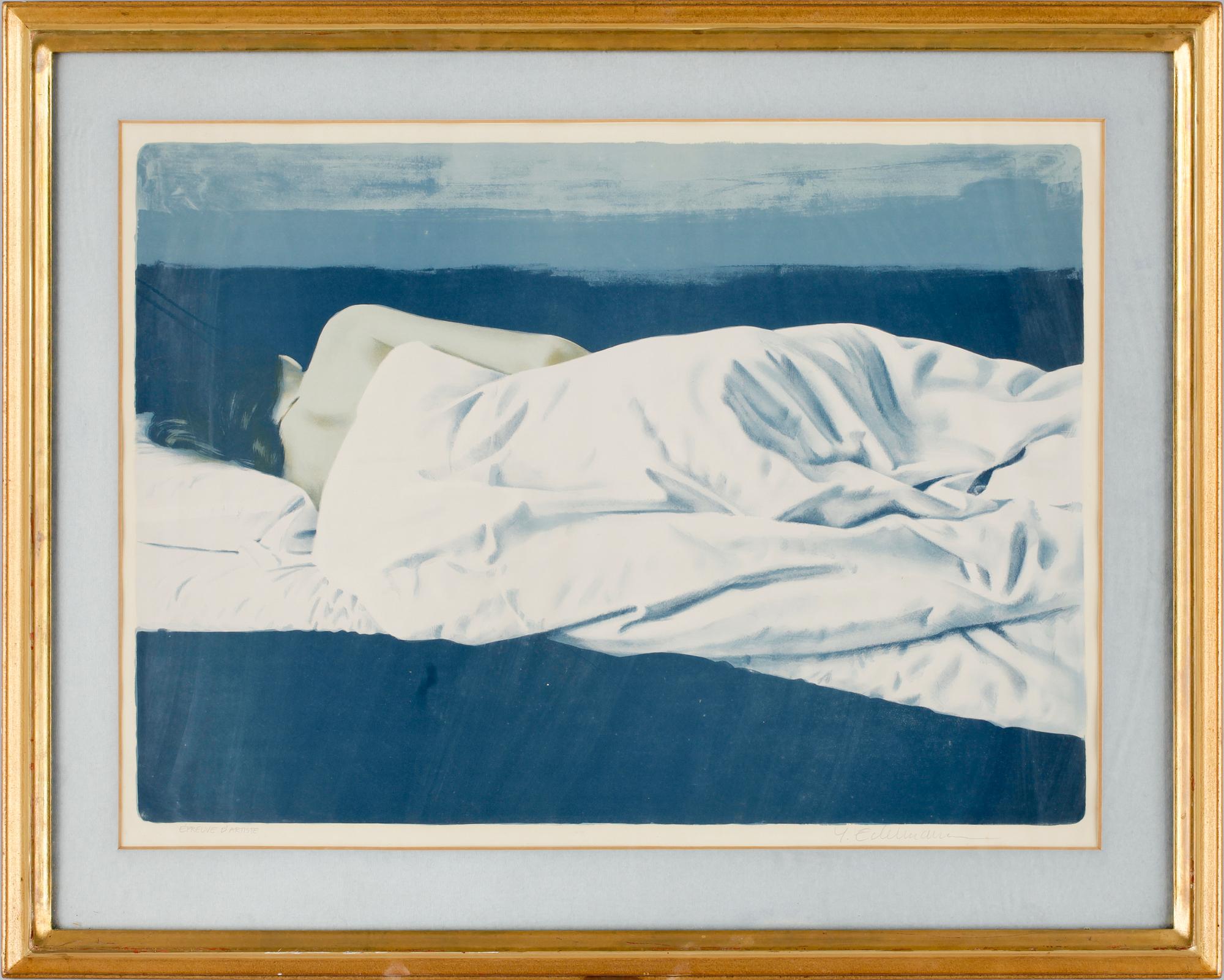 YRJÖ EDELMANN, färglitografi. Sign. EA.