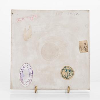 Rut Bryk, relief, stengods, stämpelmärkt J.W.N. van Achterbergh collection.