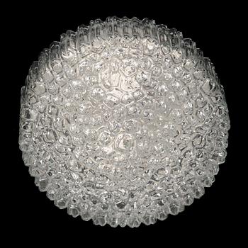Helena Tynell, Glass ceiling light model A668 for Glashütte Limburg, Germany 1960s-70s.
