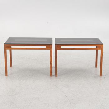 A coffee table and two side tables, second half of the 20th century.