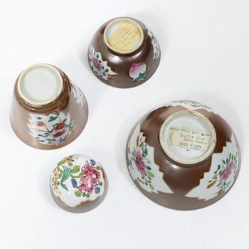 A group lot of Chinese Export porcelain, Qing dynasty, 18th century.  (6 pieces).