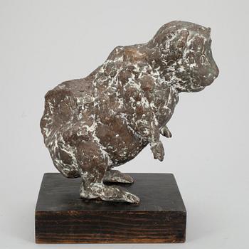 PIRKKO NUKARI, skulptur, brons, signerad samt daterad -78.