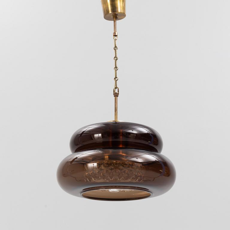 Carl Fagerlund, ceiling lamp, 'Bubblan', Orrefors.