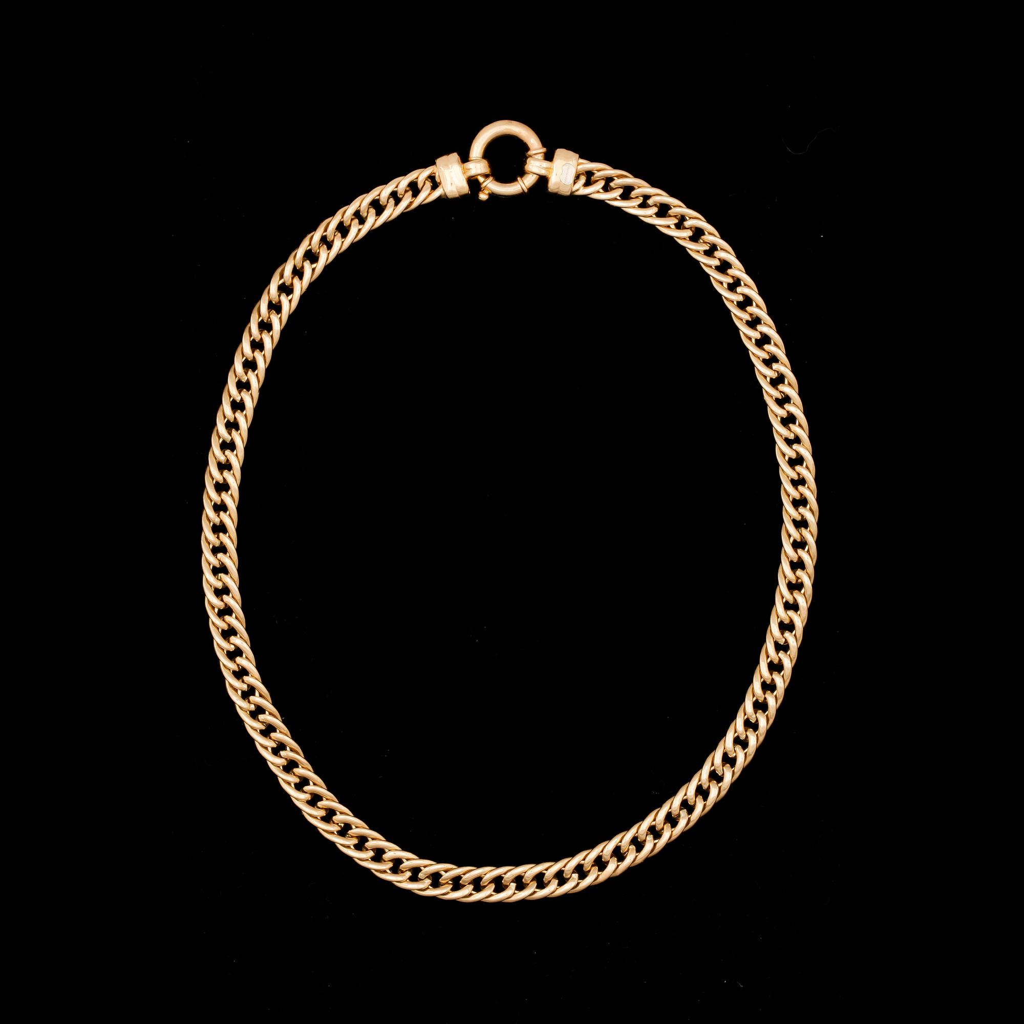 HALSBAND, guld 18k, Mellanöstern, 1900/2000-tal. Vikt ca 31g.