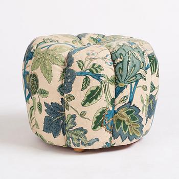 Josef Frank, a upholstered stool, Svenskt Tenn, probably 1930s-1940s.