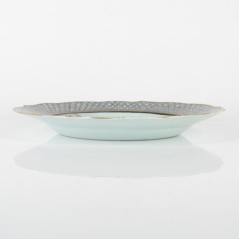 Tallrik, porslin, Kina, 1700-tal.