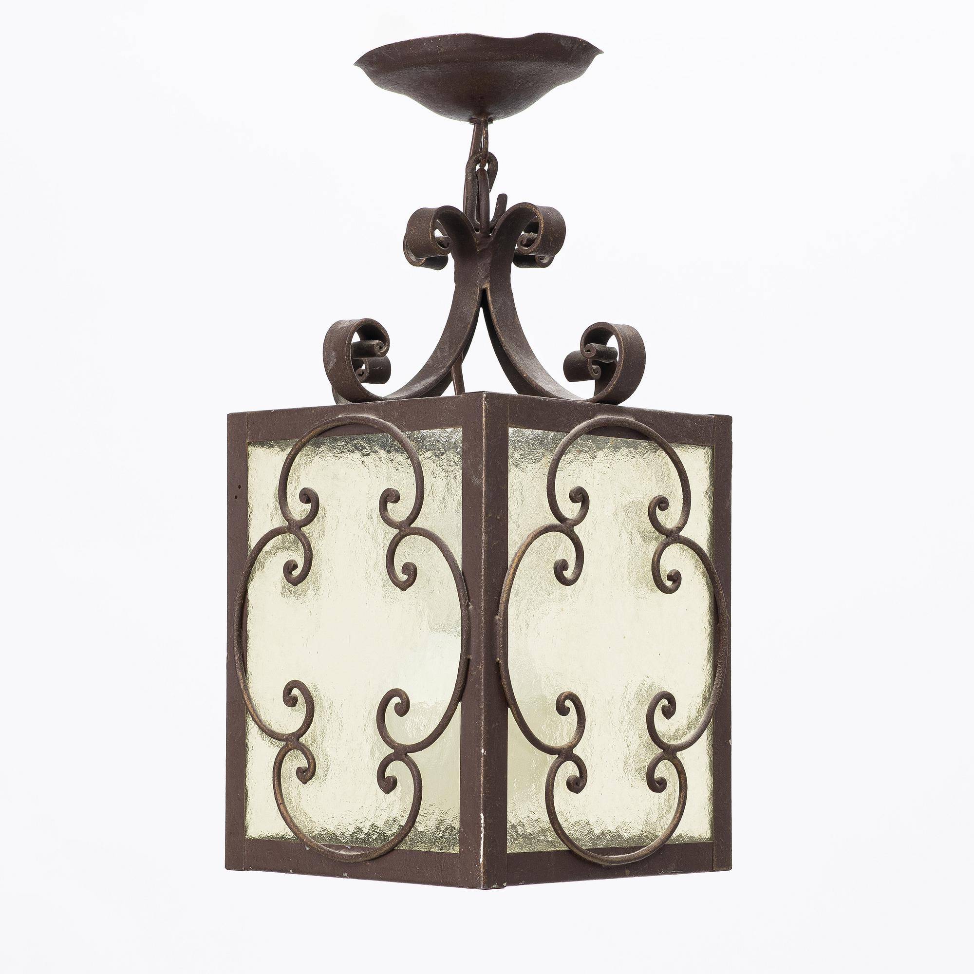 Ceiling lamp, first half of the 20th century.