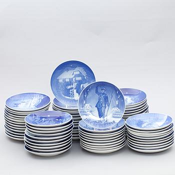 JULTALLRIKAR, porslin, 69 st, 1940-2009. Bing & Gröndahl.