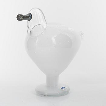 Oiva Toikka, a glass sculpture of a bird, "Kajava", Nuutajärvi Notsjö, Finland 1983-94.