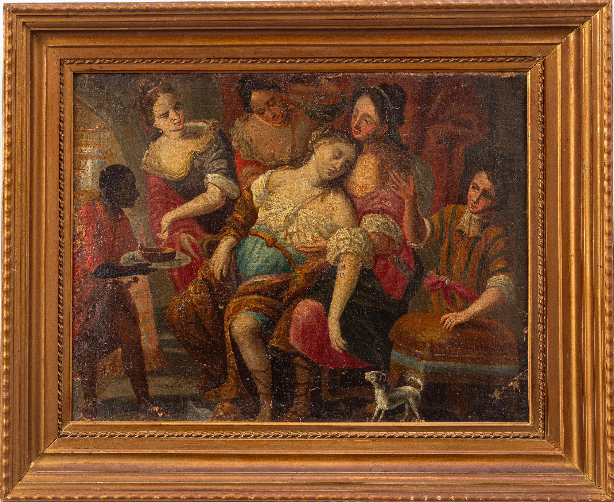 Unknown artist, 18th century The Death of Cleopatra.