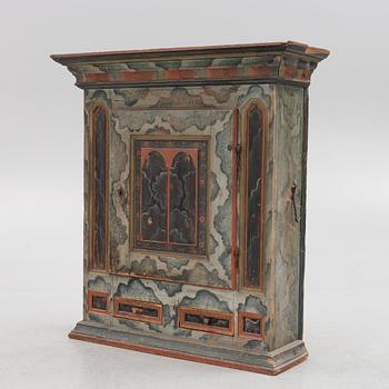 A painted cabinet, Järvsö, Sweden, dated 1816.