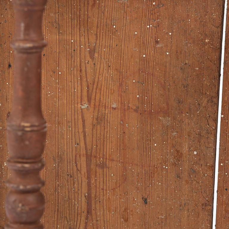 A pair of Swedish baroque stools, circa 1700.