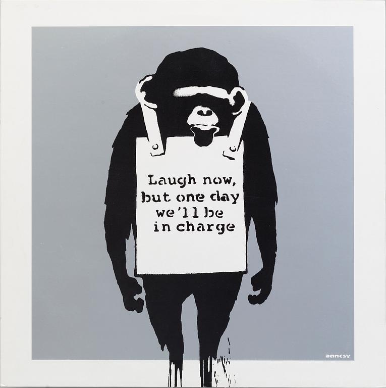 BANKSY, after, "Keep it real", 12" EP, DJDM, Danger Mouse, released 2008. Numrerad 0664 / 1000.