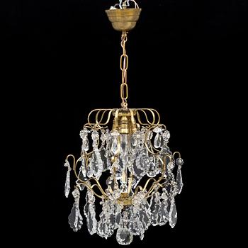 An early 20th century baroque style ceiling light.