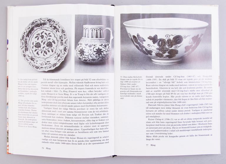 BÖCKER 10 ST, Kinesisk porslin och konsthantverk.