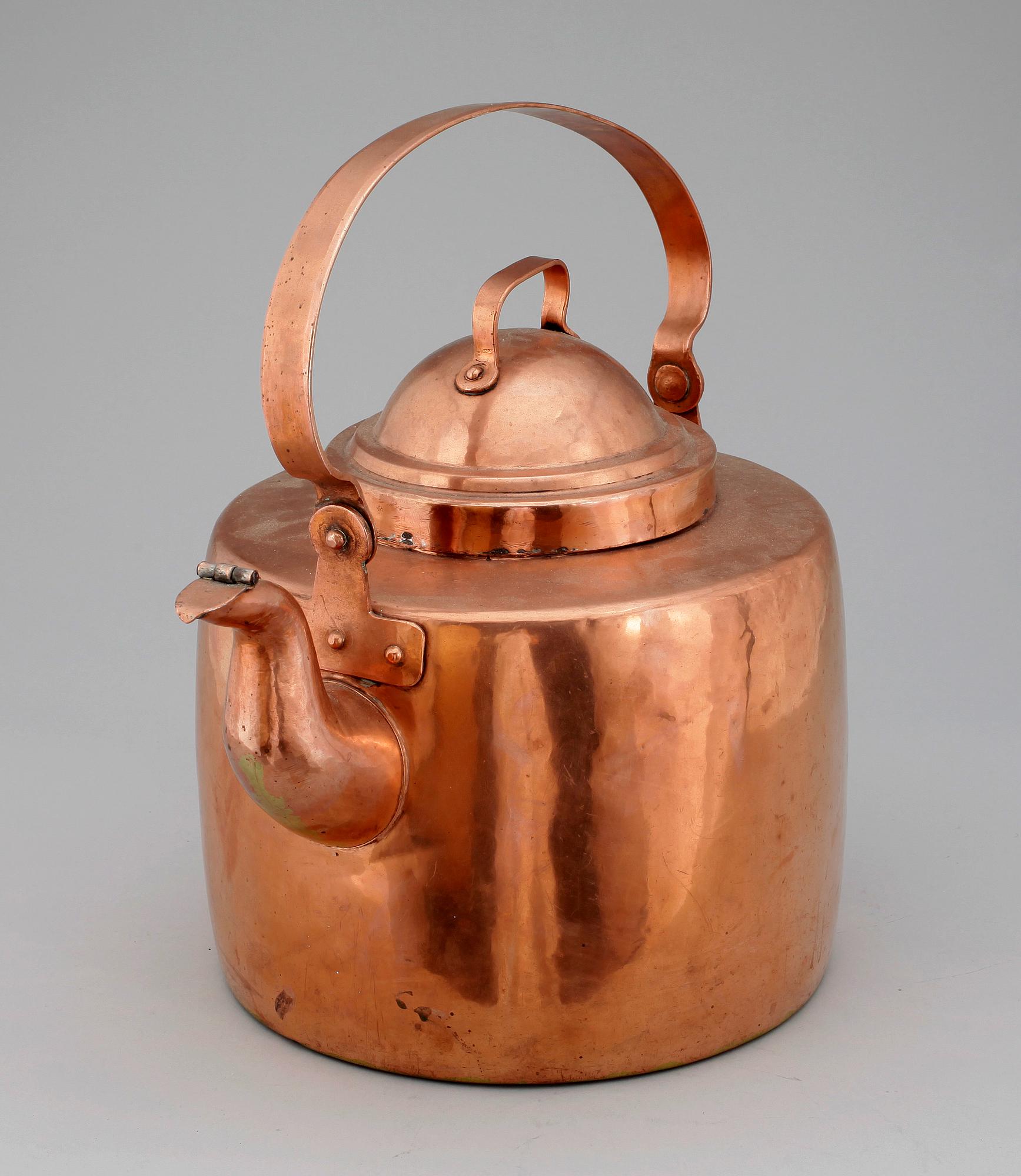 KAFFEPANNA, koppar, 1800-tal.