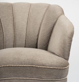Swedish Modern, fåtöljer, ett par 1940-50-tal.