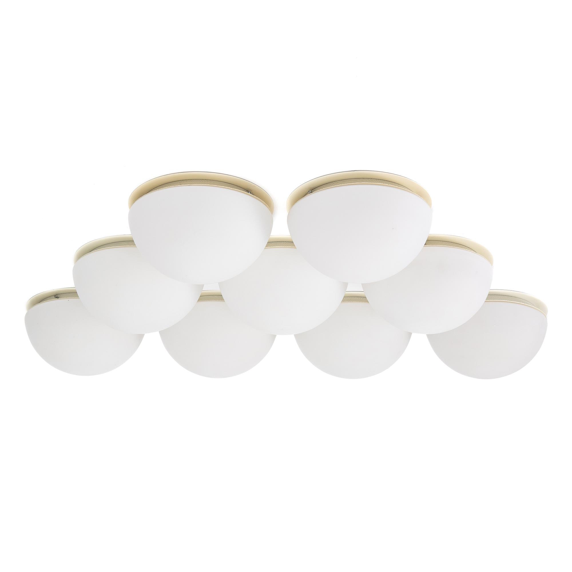 Plafond/vägglampor, 9 st, Zero.