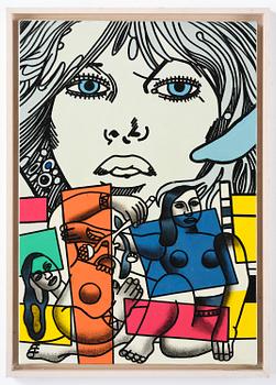 Erró (Gudmundur Gudmundsson), Untitled (Hommage à Léger).