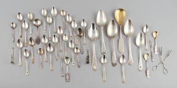 PARTI SILVER, 41 delar, 1900-tal. Vikt 796 g.