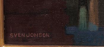 SVEN JONSON, olja på duk, signerad.