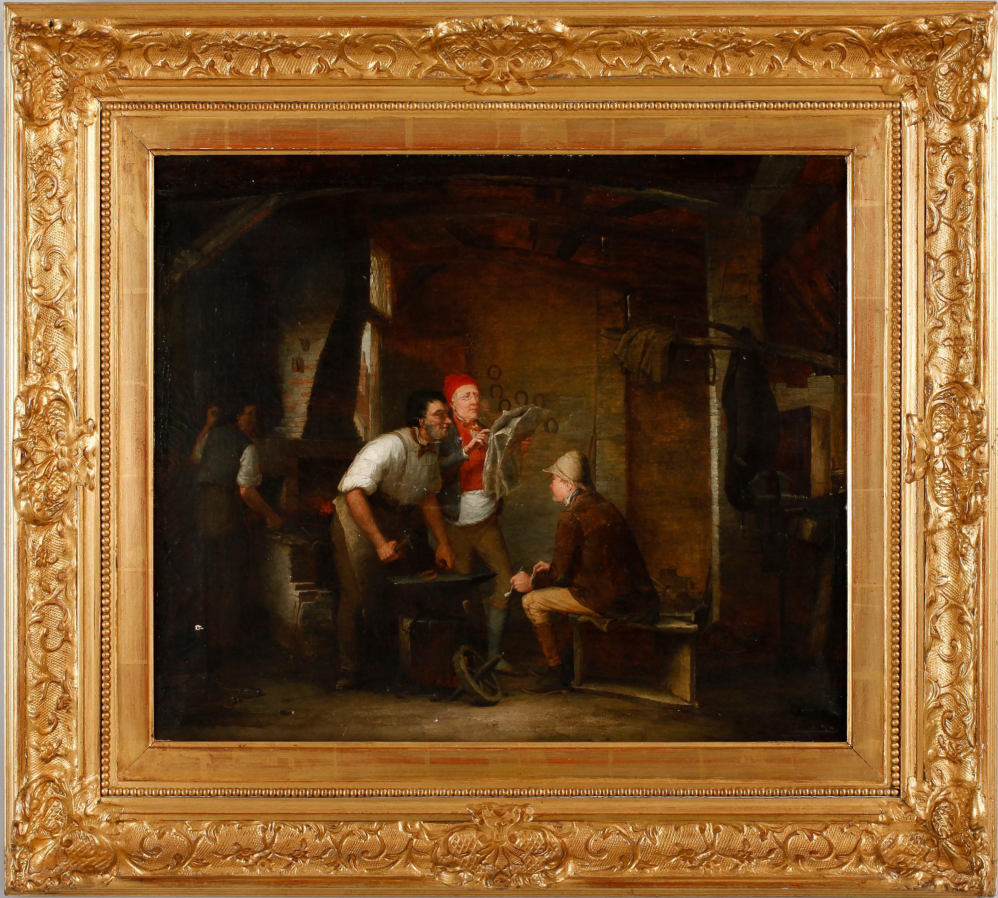 THOMAS CHAMBERS, olja på duk, sign och dat 1851.
